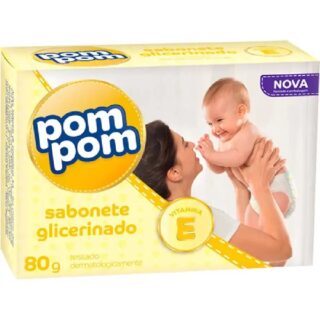 SAB.POMPOM GLICERINADO 80G - Imagem 1