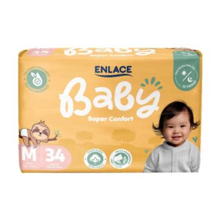 FRALDA DESC ENLACE BABY FIT.SUPER CONF.MEGA M C/34 - Imagem 1