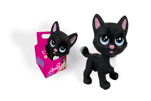 MINI GATA NA CASINHA PT PETS DA BARBIE PUPEE 1199 - Imagem 1