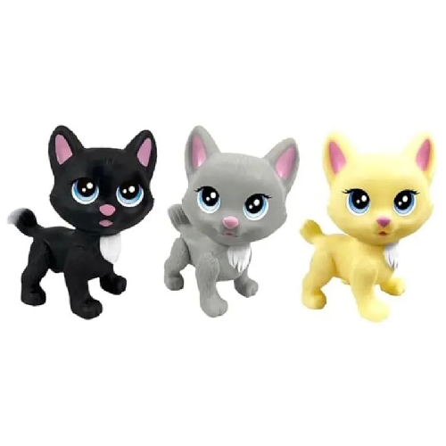 PACK MINI GATA CZ, PRT E CRM PETS DA B.PUPEE 1260 - Imagem 1