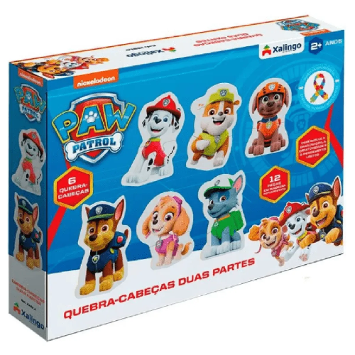 QUEBRA CABECA PATRULHA CANINA XALINGO 12P�S 13787 - Imagem 1