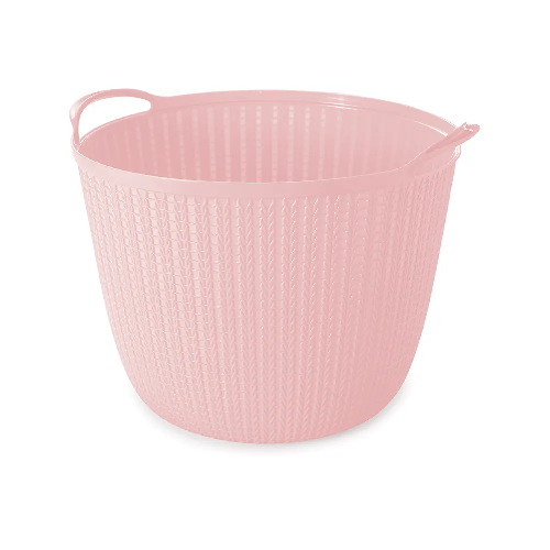 CESTA RED.TRAMA C/ ALCAS BABY 02 PLASUTIL RS 14025 - Imagem 1