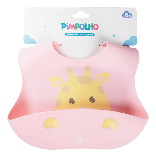 BABADOR DE SILICONE FEM.PIMPOLHO RS/GIRAFA 86901 - Imagem 1