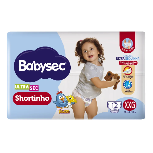 FRD.DESC.BABYSEC SHORTINHO JUMBINHO XXG/12 - Imagem 1