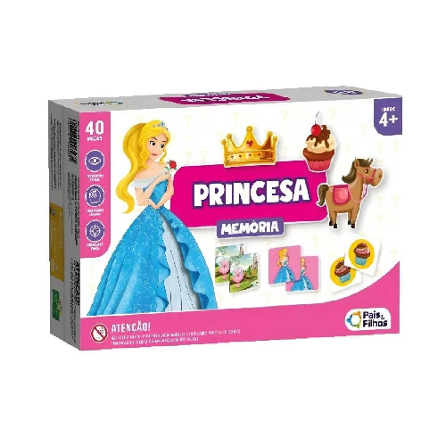 JOGO DA MEMORIA PRINCESAS PAIS E FILHOS 2824 - Imagem 1