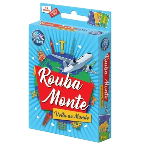 JOGO ROUBA MONTE VOLTA AO MUNDO PAIS E FILHOS 7533 - Imagem 1