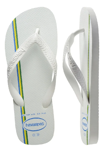 SAND.HAV.TOP BRASIL VIBES BRANCO N�37/38 - Imagem 1