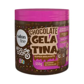 GELATINA KIDS SALON LINE TODECACHO CHOCLATE 550G - Imagem 1