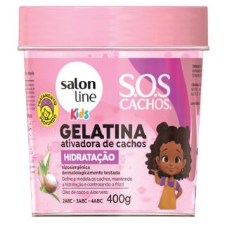 GELATINA KIDS SALON LINE SOS HIDRATACAO 400G - Imagem 1