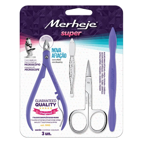 CJ.PROF.MEREJE 04PCS LILAS - Imagem 1