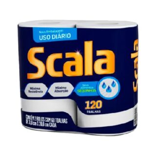 PAPEL TOALHA SCALA BC C/2UN - Imagem 1