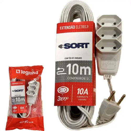 EXTENSAO DANEVA SORT PL 10MTS 1532 - Imagem 1
