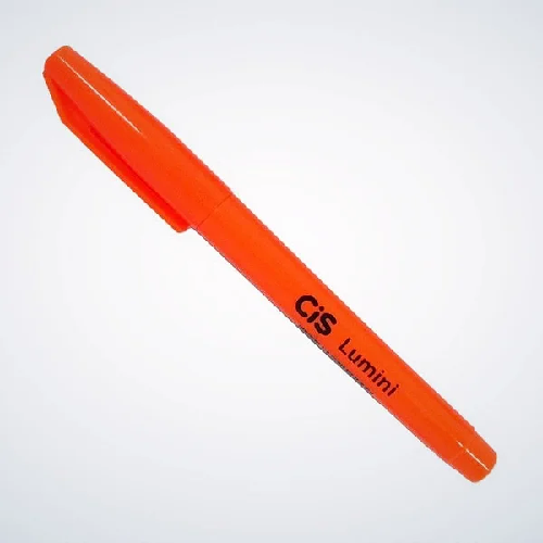 MARCA TEXTO CIS LUMINI NEON LARANJA 48602 - Imagem 1