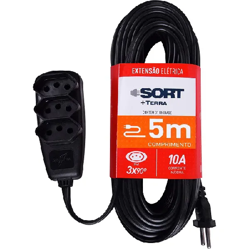 EXTENSAO DANEVA 2P+T 5M - Imagem 1