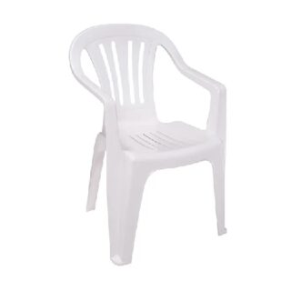 POLTRONA PLASTICA MOR BELA VISTA BRANCA - Imagem 1