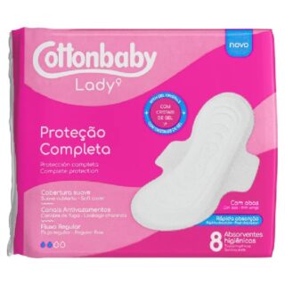 ABS.COTTONBABY LADY SUAVE C/ABAS C/08UN - Imagem 1