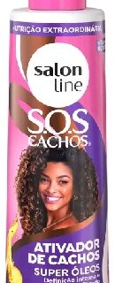 ATIVADOR SALON LINE SOS CACHOS SUPER OLEOS 300ML - Imagem 1