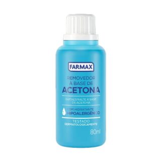 ACETONA FARMAX HIPOALERGENICO 80ML - Imagem 1
