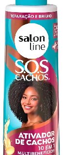 ATIVADOR DE CACHOS SALON SOS +PODEROSOS 300ML - Imagem 1