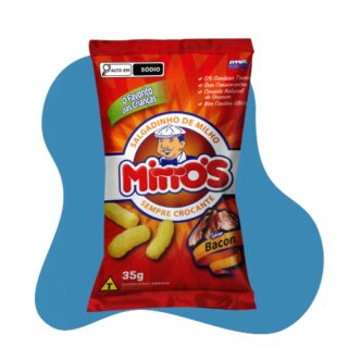 SALGADINHO MITTOS BACON 35G - Imagem 1