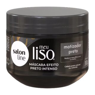 MASCARA MATIZ.SALON LINE MEU LISO PRETO 300ML - Imagem 1