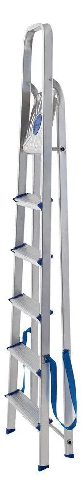 ESCADA ALUMINIO MOR 6 DEGRAUS 5104 - Imagem 1