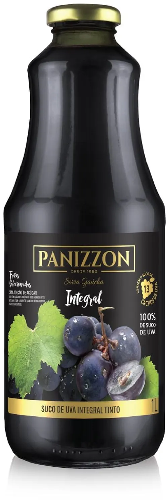 SUCO DE UVA INTEG PANIZZON TINTO 1L - Imagem 1