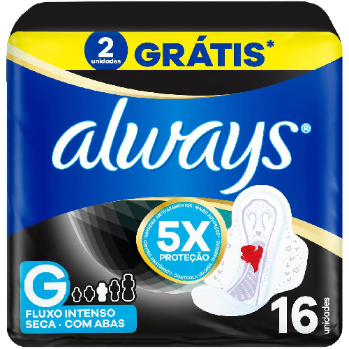 ABS.ALWAYS NOTURNO SECA C/ABAS C/16 - Imagem 1