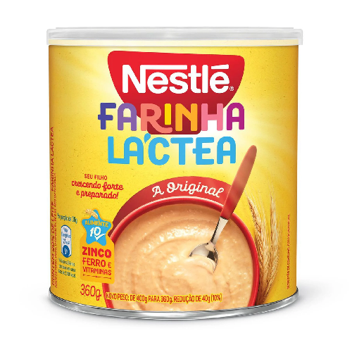 FARINHA LACTEA ORIGINAL NESTLE 360G - Imagem 1