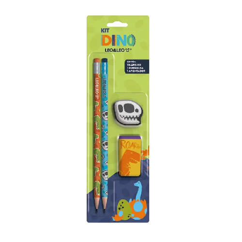 KIT LAPIS/BOR/APON. DINO LEONORA 72185 - Imagem 1