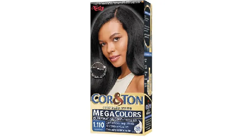 TINTURA COR&TON MEGA 1.110 PRETO ONIX NIELY GOLD - Imagem 1