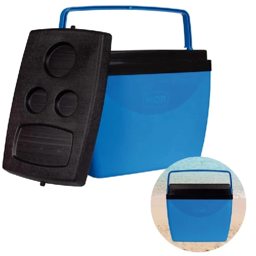 CAIXA TERMICA MOR 26LTS AZUL/ PRETO 25108231 - Imagem 1