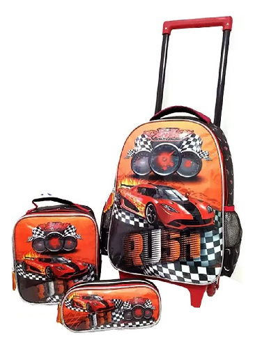 KIT MOCHILA INF.MASC.C/RODA TUNNING DLX DL1383K - Imagem 1