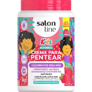 CR.PENT.SALON LINE KIDS CACHINHOS MORANGO 1KG - Imagem 1