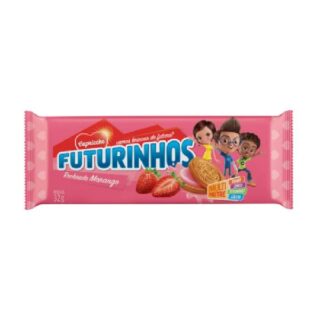 BISCOITO RECHEADO FUTURINHOS MORANGO 32G - Imagem 1