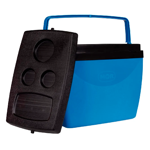 CAIXA TERMICA MOR 34LTS AZUL/PRETO 25108247 - Imagem 1