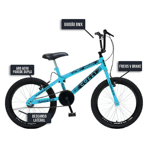 BIC.COLLI MAX BOY CROSS ARO20 S/M AZ CHAMP 206-68D - Imagem 4