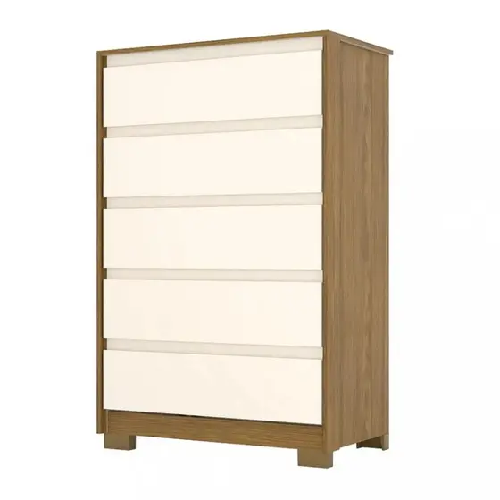 COMODA HENN ANDRIA 5G NATURE/OFF WHITE D738-127 - Imagem 3