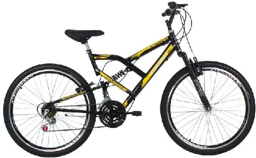 BIC.CAIRU ARO 26 21M C/SUSP.JUMPER BOY PTO/AMARE - Imagem 1