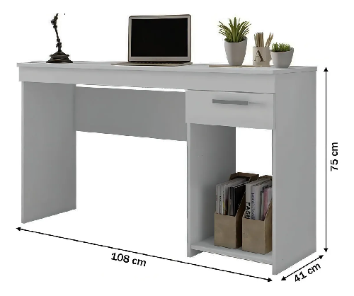 MESA NOTAVEL OFFICE NT2070 BCO NEW/BCO 480659 - Imagem 1