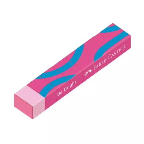 BORRACHA FABER CASTELL BE BRIGHT ROSA - Imagem 1