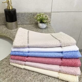 TOALHA LAVABO FELP.MULTIART DOHLER 30X45 9643 - Imagem 1