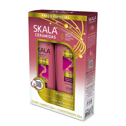 SH+COND.SKALA CERAMIDAS 325ML/200ML - Imagem 1