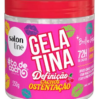 GELATINA SALON LINE CACHOS OSTENTACAO 550G - Imagem 1