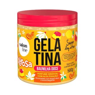 GELATINA SALON LINE XEROSA BAUNILHA DOCE 500G - Imagem 1