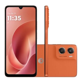 TEL.CEL.MOTOROLA MOTO G06 128GB PB9U0001BR LARANJA - Imagem 1