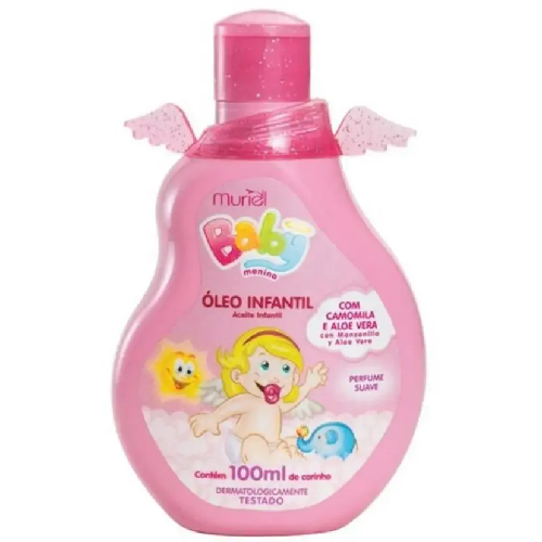 OLEO MURIEL BABY MENINA 100ML RS - Imagem 1