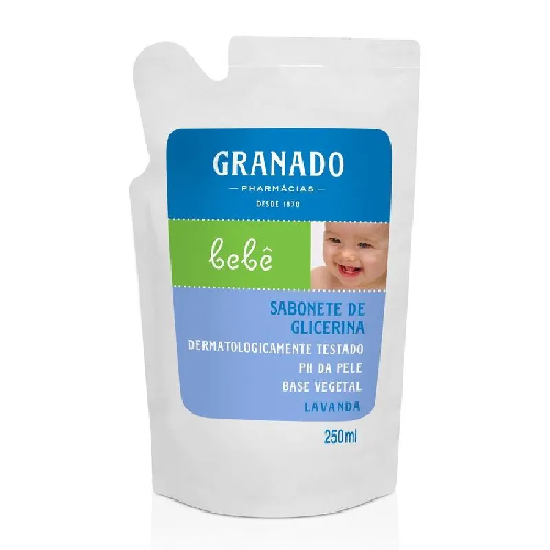 SABONETE LIQUIDO GRANADO LAVANDA REFIL 250ML - Imagem 1
