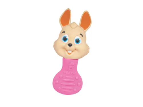 CHOCALHO MORDEDOR COELHO VILA TOY RS 341 - Imagem 1