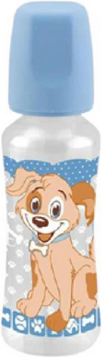 MAMADEIRA PETITA BC.SIL.CINT.CRISTAL 240ML AZ.7110 - Imagem 1